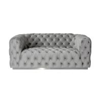 Frankfurt Two Seat Sofa - Dove Grey