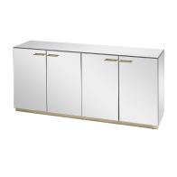 Harper Dressoir van Spiegelglas met Champagne Gouden Details
