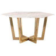 Kronos Brass Dining Table 