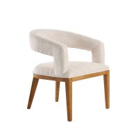 Madison Dining Chair – Light taupe – Chestnut 