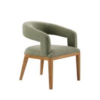Madison Dining chair -Sage Green – Chestnut 