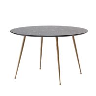 Mason Dining Table – Brushed Gold Legs