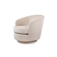 Melville Swivel Chair - Light Taupe