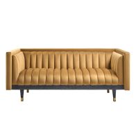 Metz Two Seat Sofa - Camel