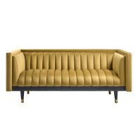 Metz Two Seat Sofa - Olive