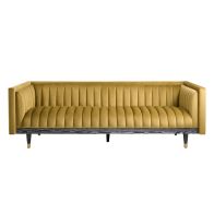 Metz Three Seater Sofa - Olive