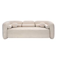 Munich Three Seat Sofa - Light Taupe