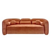 Munich Three Seat Sofa - Terracotta