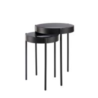 Orion Black Nesting Side Tables