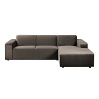Pebble Right Hand Corner Sofa – Carbon