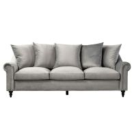 Portman Three Seat Sofa - Dove Grey