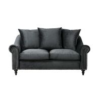 Portman Two Seat Sofa - Black