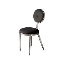 Ravello Dining Chair Silver - Black