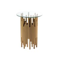 Rubell Brass Side Table