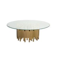 Rubell Brass Coffee Table