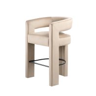 Santini Counter Stool - Taupe