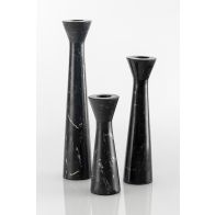 Terza Candle Holders Black 