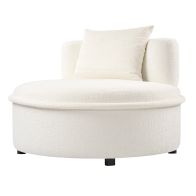 Tubio Lounge Chair Ivory Chenille 