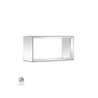Uno - Mirrored Rectangular Wall Shelf