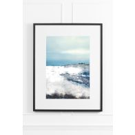 Whale Cove No.1 Wall Art - Black Frame
